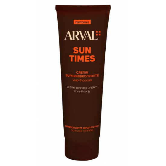 Arval Half Times Sun Times Crema Superabbronzante Viso Corpo 150 ml Arval Half Times Sun Times Crema Superabbronzante Viso Corpo 150 ml