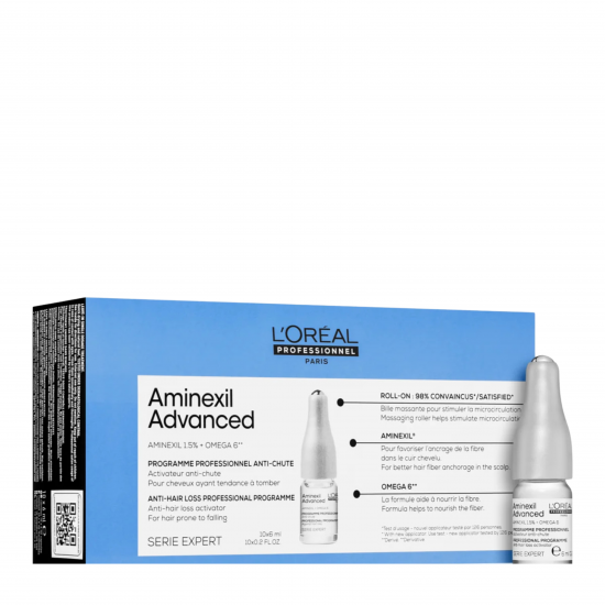 Fiale Anticaduta Capelli L'oreal Professionnel Aminexil Cofanetto x 10 Fiale da 6 ml Fiale Anticaduta Capelli L'oreal Professionnel Aminexil Cofanetto x 10 Fiale da 6 ml