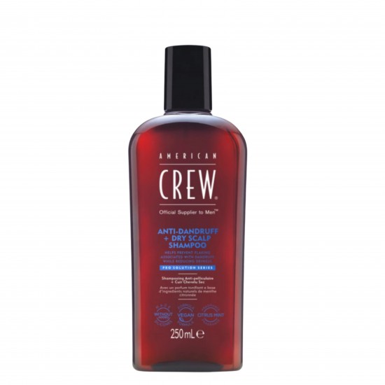 Shampoo Antiforfora American Crew Anti-Dandruff + Dry Scalp Shampoo 250 ML Shampoo Antiforfora American Crew Anti-Dandruff + Dry Scalp Shampoo 250 ML