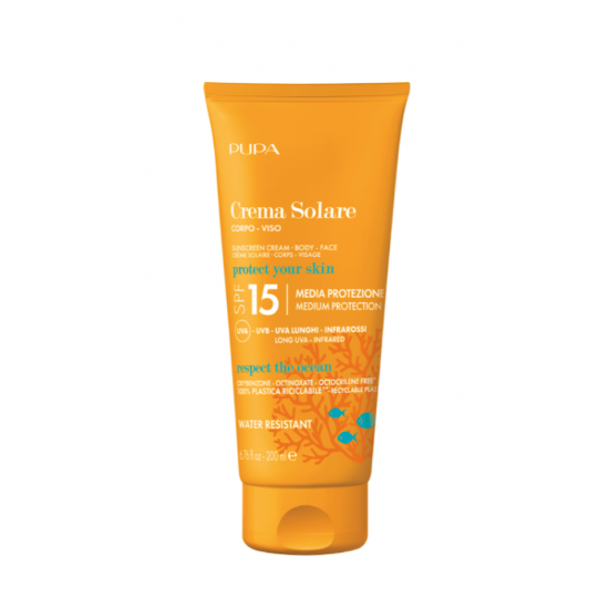Pupa Crema Solare Corpo e Viso SPF15 200 ml Pupa Crema Solare Corpo e Viso SPF15 200 ml