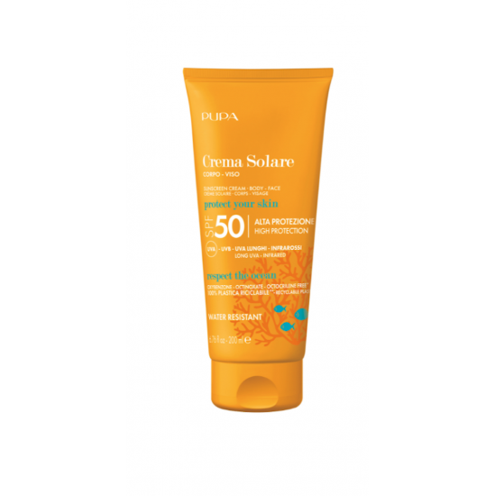 Pupa Crema Solare Corpo e Viso SPF50 200 ml Pupa Crema Solare Corpo e Viso SPF50 200 ml