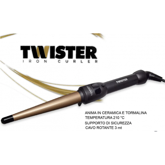 Hair On Ferro Arricciante Conico Twister 15-25 mm Hair On Ferro Arricciante Conico Twister 15-25 mm