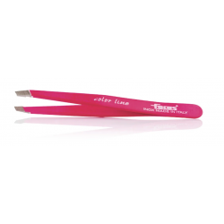 Cumbo Pinzetta Ciglia Focus Soft Touch Fucsia Neon