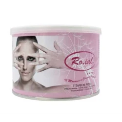 Roial Cera Depilatoria Liposolubile Titanio Rosa 400 ml