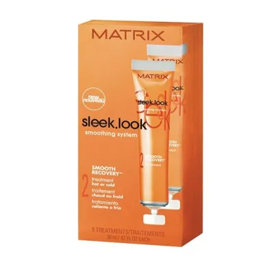 Matrix Sleek Look Smooth Recovery Trattamento Caldo Freddo 5 pz