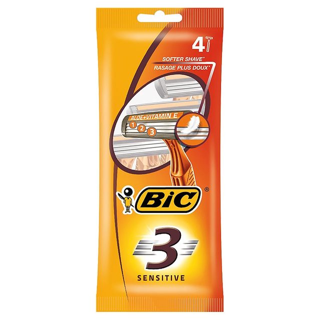Bic 3 Sensitive Rasoio x4 pz