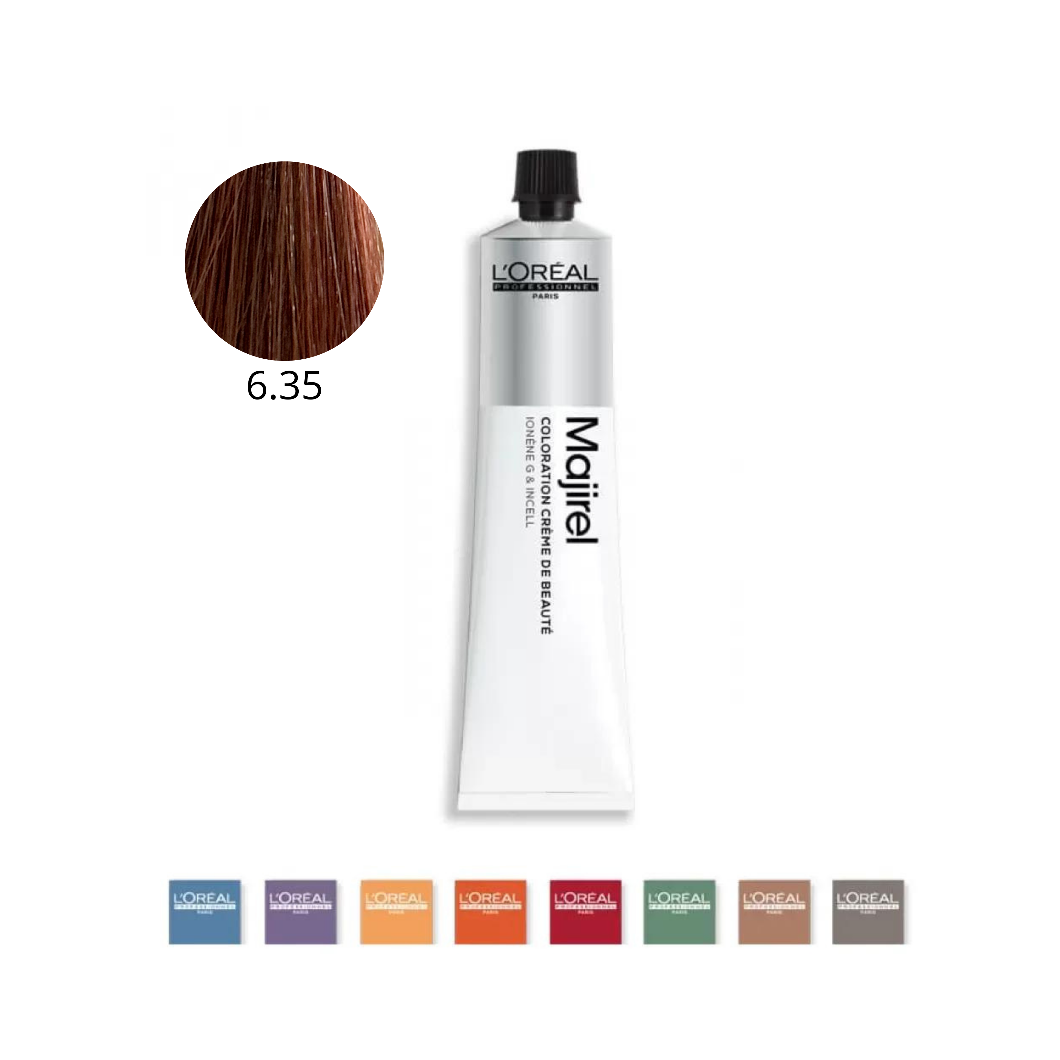 L'Oreal Professionnel Majirel 6.35 Biondo Scuro Dorato Mogano 50 ml