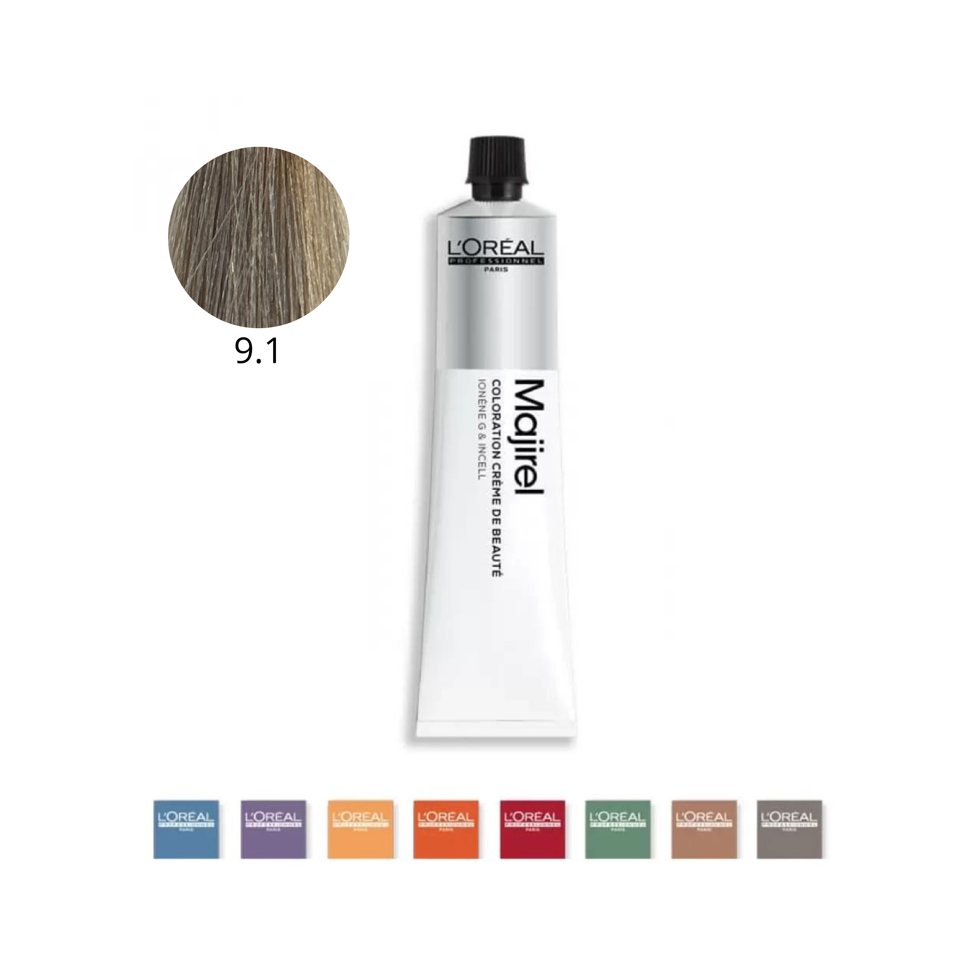 L'Oreal Professionnel Majirel 9.1 Biondo Chiarissimo Cenere 50 ml
