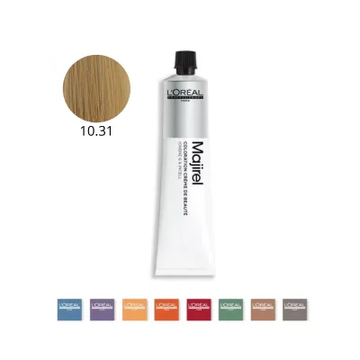 L'Oreal Professionnel Majirel 10.31 Biondo Chiarissimo Platino Beige Dorato 50 ml