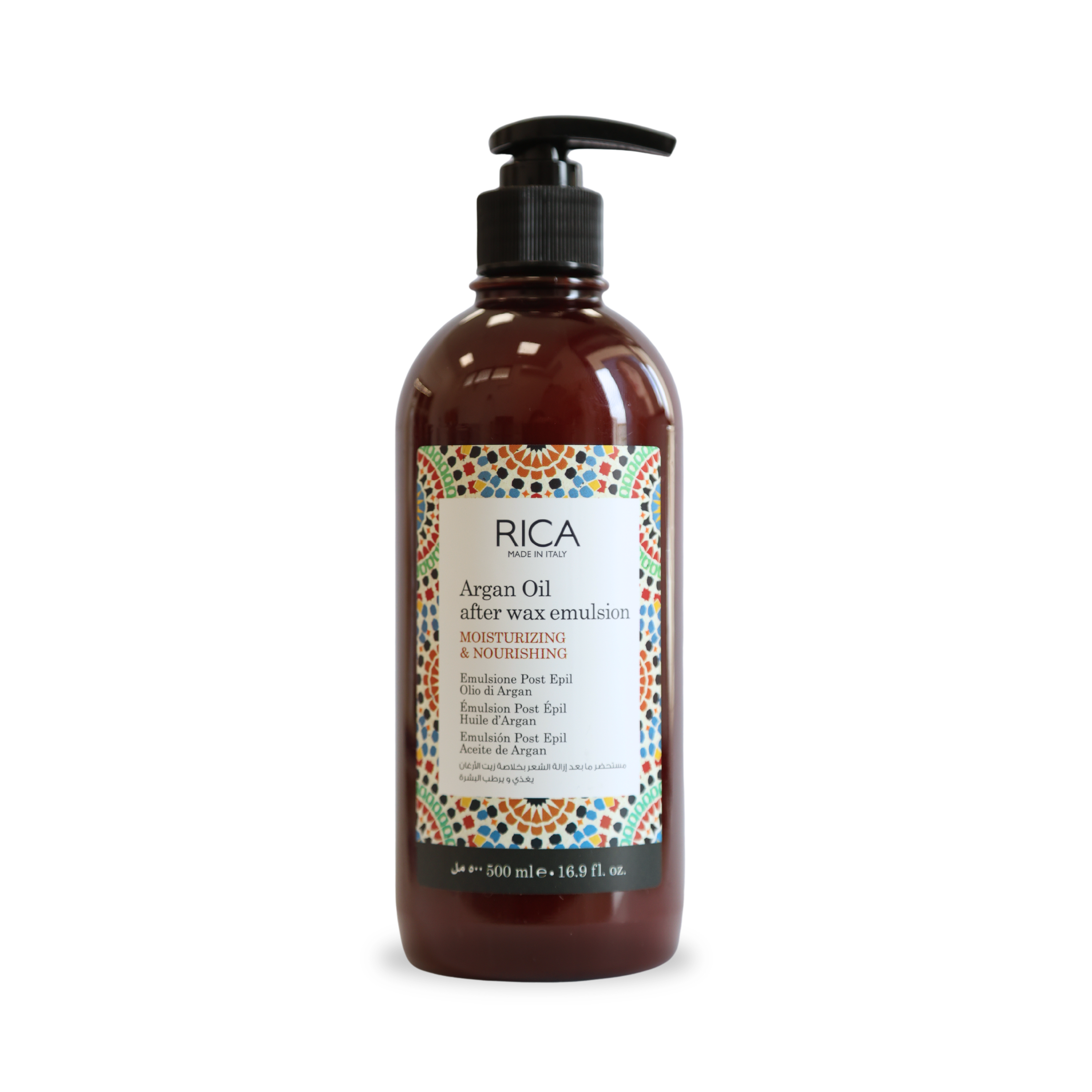 Rica Emulsione Post Epilazione Olio di Argan 500 ml