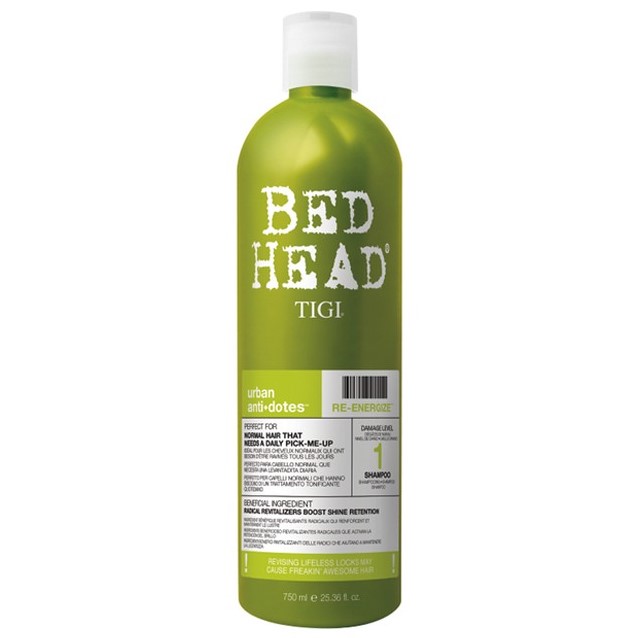 Tigi Bed Head Re-energize Shampoo 750 ml