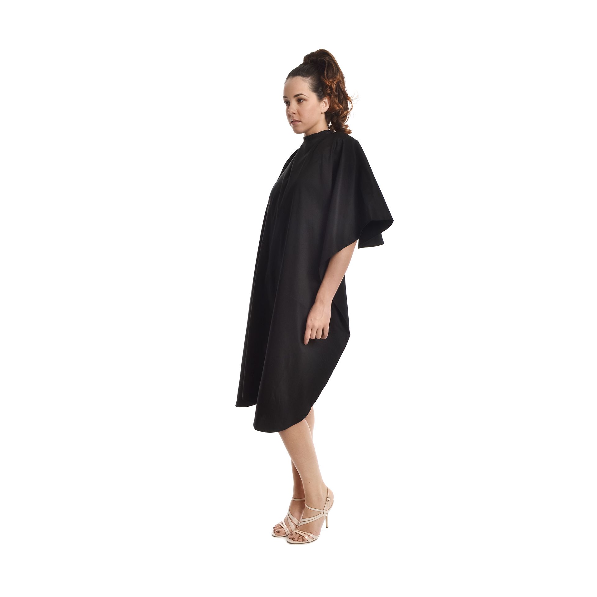Labor Pro Mantella Taglio Elegance Con Bottoni Nero