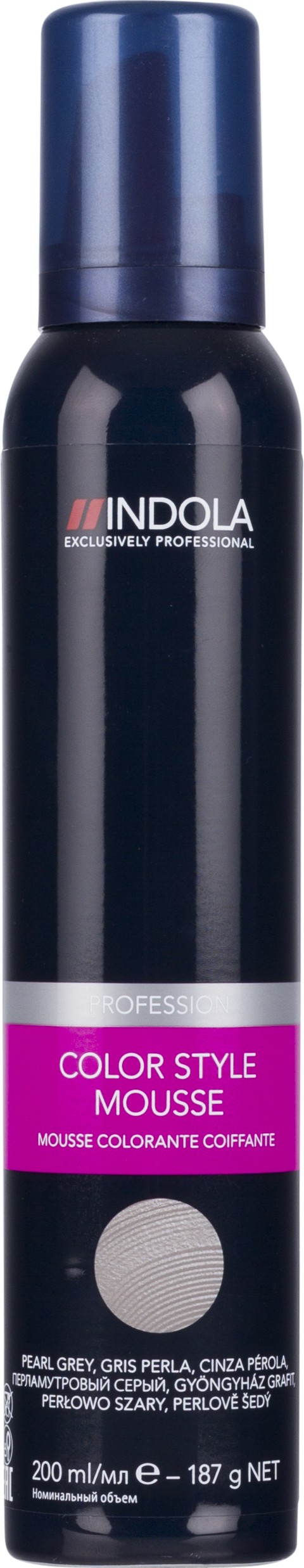 Indola Color Style Mousse Grigio Perla 200 ml