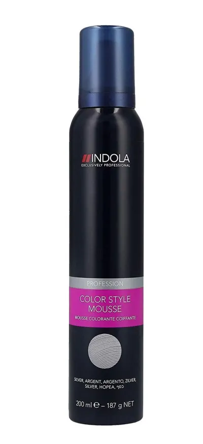Indola Color Style Mousse Silver Lavander 200 ml