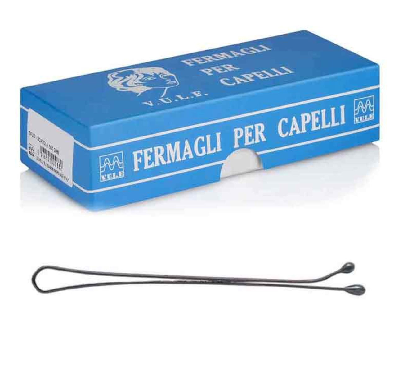 Vulf Mollette Per Capelli Liscio Nero Da 500g